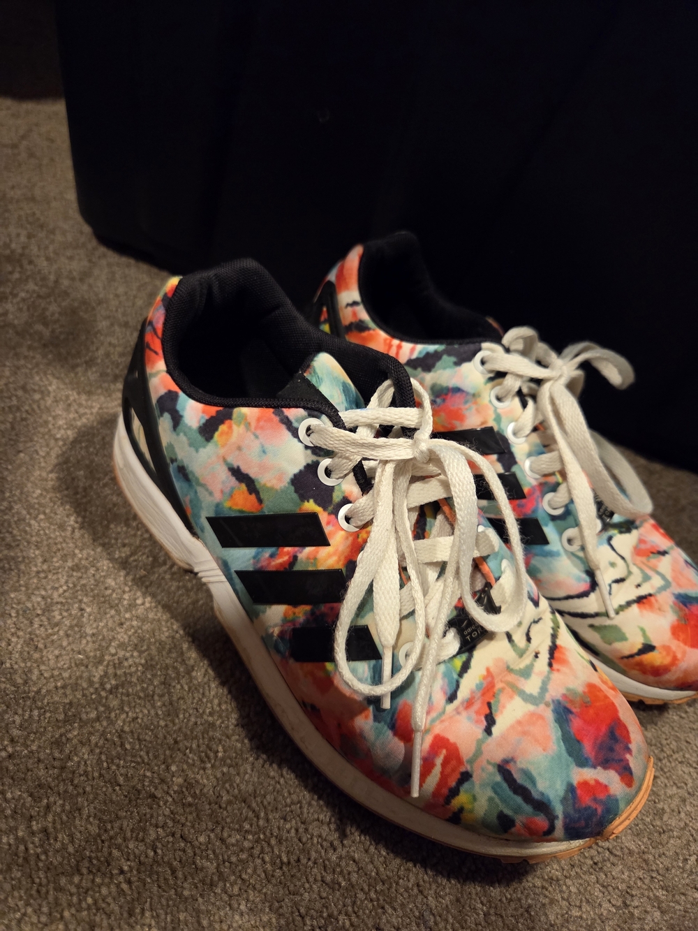 adidas WOMENS Multicolor Tie-Dye Sneakers